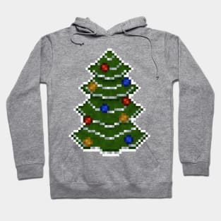 Pixel Christmas Tree Hoodie